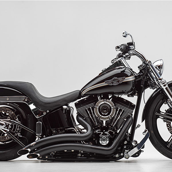 Black Ice Harley-Davidson® custom motorcycle right view