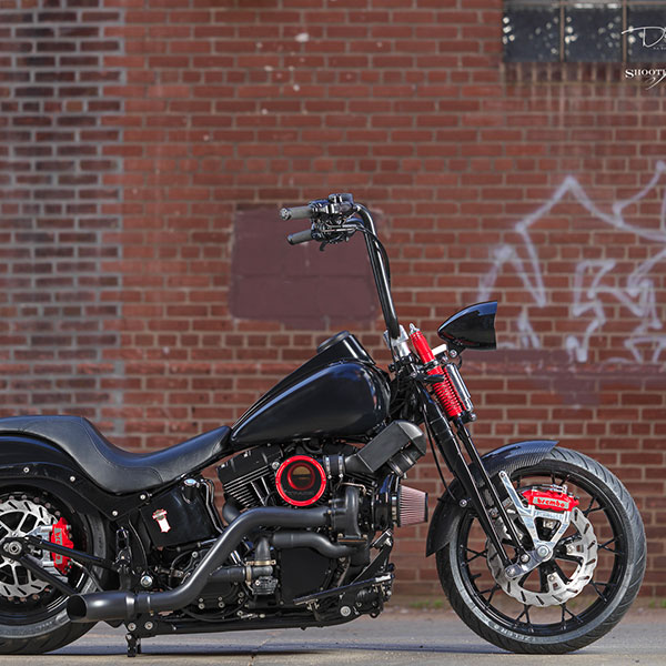 Bone Crusher Harley-Davidson® Softail® Springer custom motorcycle right side view