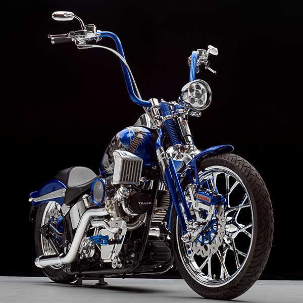 Steel Horse custom Harley-Davidson® front right view