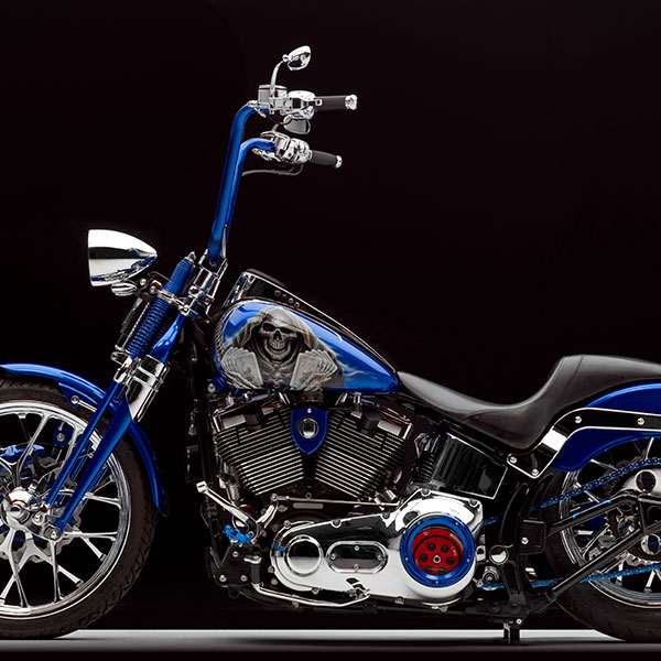 Steel Horse Harley-Davidson® Softail® Springer motorcycle left view