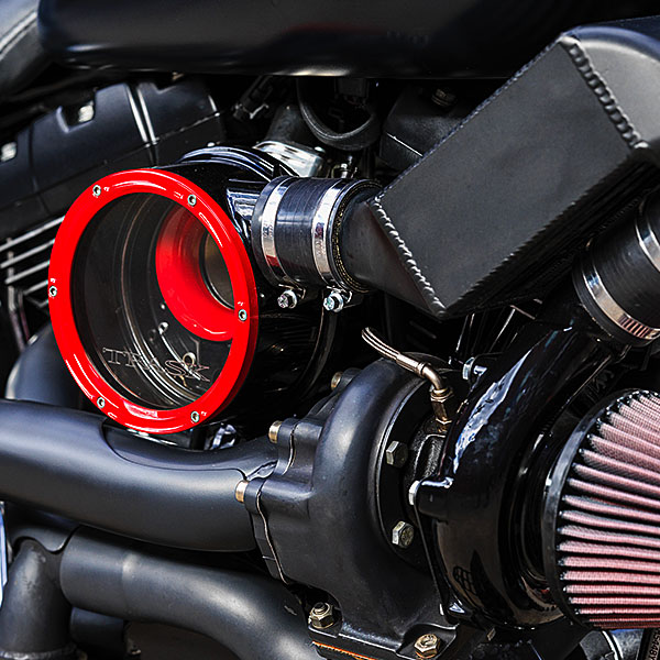 Bone Crusher Harley-Davidson® Softail® Springer custom motorcycle turbo system