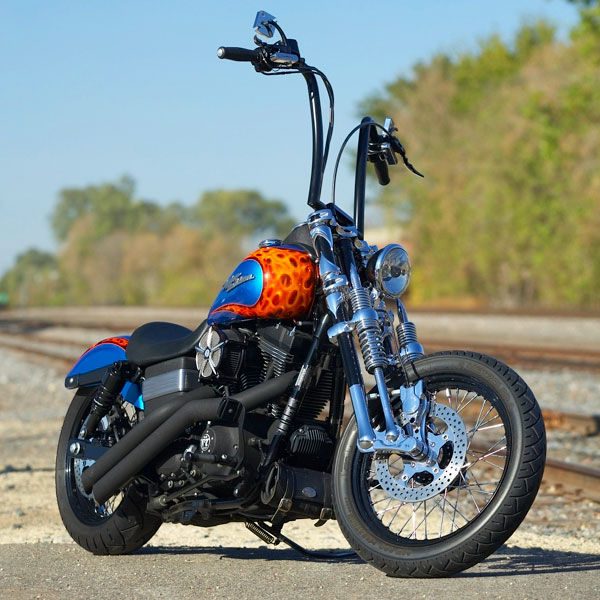 Bob Harley-Davidson® custom motorcycle front view