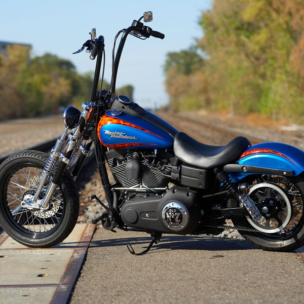 Bob Harley-Davidson® custom motorcycle left side view