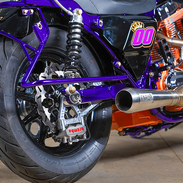 King Nothing Harley-Davidson® custom motorcycle rear tire