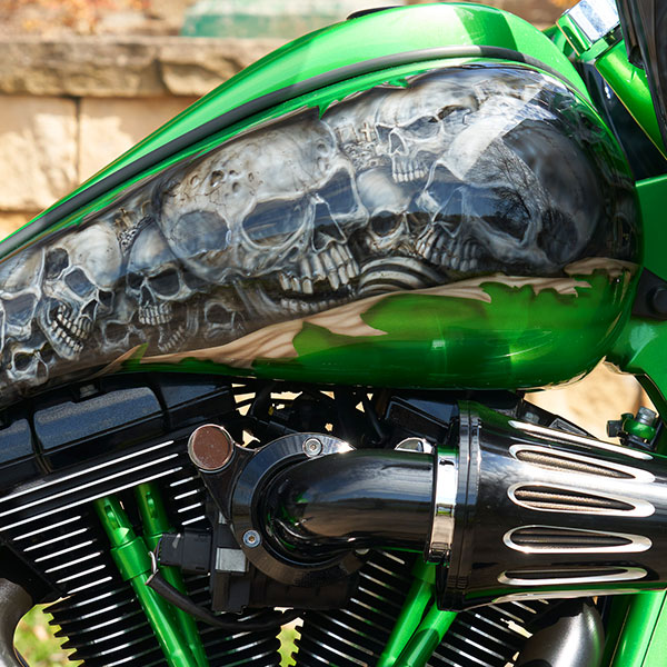 Reaper Harley-Davidson® custom motorcycle gas tank