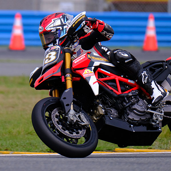 Ducati racer Shelina Moreda at Daytona