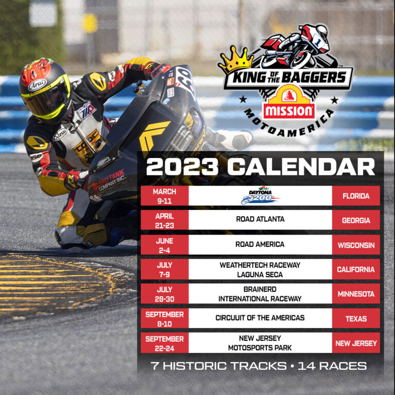 MotoAmerica Racing Calendar 2023
